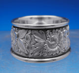 Repousse by Kirk Sterling Silver Salt Dip and Salt Spoon Set 2pc #59A (#8954)