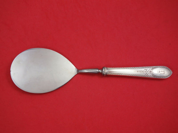 Early American Engraved by Lunt Sterling Silver Pastry Server HH WS Orig 9 1/4"