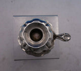 Austrian .800 Silver Chamber Stick Handwrought 4 1/4" x 4 1/8" (#4072)