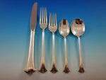 Newport Scroll by Gorham Sterling Silver Flatware Set 8 Service 45 pieces Place