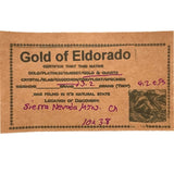 14k Gold Ring w/ Sierra Nevada CA 4.2ct Genuine Natural Gold Vein Quartz (#6991)