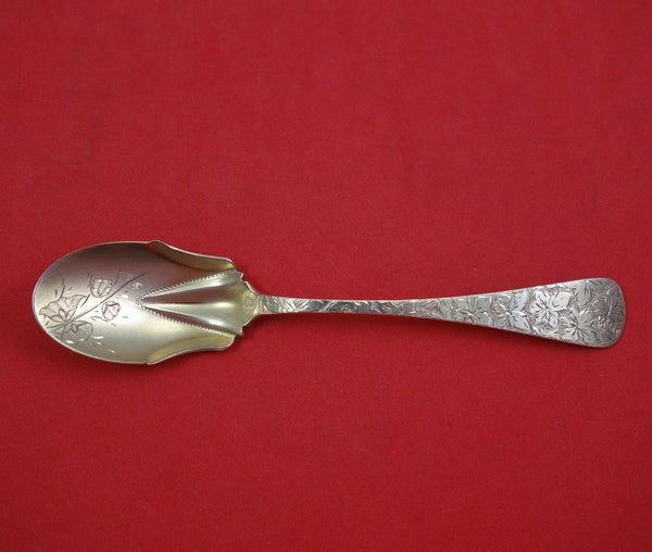 Woodbine Engraved by Seymour Sterling Silver Ice Cream Spoon GW BC 5 1/4"