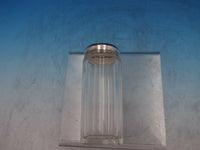 Foster & Bailey Sterling Silver and Glass Dresser Jar #1779 Dented Chip (#6636)