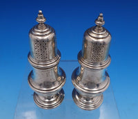 Fiddle Thread  by James Robinson Sterling Silver Salt Pepper Shaker Pair (#7894)