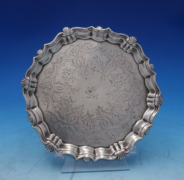 John Robinson III English Georgian Sterling Silver Business Card Tray (#5246)