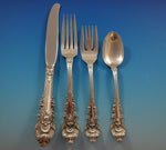 Sir Christopher by Wallace Sterling Silver Flatware Set For 12 Service 48 Pieces