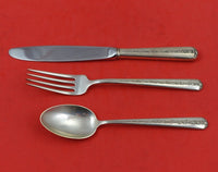 Rambler Rose by Towle Sterling Silver Junior Set 3pc Heirloom Silverware