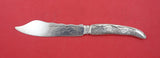 Lap Over Edge Acid Etched Tiffany Sterling Silver Fish Knife HH AS 3 frogs 7 7/8