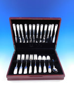 Old English Tipt by Gorham Sterling Silver Flatware Set for 12 Service 49 pieces