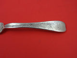 Lap Over Edge Acid Etched By Tiffany Sterling Regular Fork w/ flowers 7"