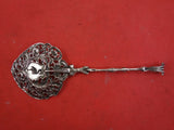 Gerardus Schoorl Dutch Sterling Silver Cucumber Server Stork in Shield 6 5/8"