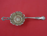 Cambridge by Gorham Sterling Silver Tea Strainer with Flower in Bowl Original 6"