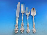 Violet by Wallace Sterling Silver Flatware Service for 12 Set 77 pcs no monogram