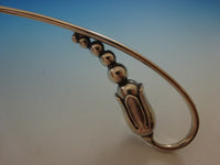 Blossom by Orla Vagn Mogensen Sterling Silver Pea Spoon Pierced #35 9 3/4"