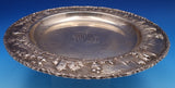 Repousse by Kirk & Son Inc 925/1000 Silver Architectural Plate 2703 12.5" #8383