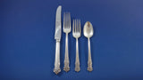 English Shell by Lunt Sterling Silver Flatware Service For 8 Set 55 Pieces