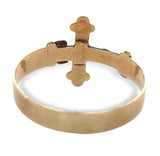 Applied 12k Yellow Gold Cross Crucifix Ring Size 8.5 Jewelry (#J7275)