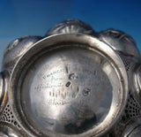 Danish Sterling Silver Porringer Flower Handles Pastoral Scene w/Animals (#5530)