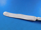 Lap Over Edge Acid Etched by Tiffany Sterling Dessert Knife HHAS Orchid 7 1/4"