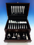 American Victorian by Lunt Sterling Silver Flatware Set For 8 Service 46 Pieces