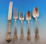 Violet by Whiting Sterling Silver Flatware Set For 8 Service 40 Pieces