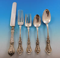 Violet by Whiting Sterling Silver Flatware Set For 8 Service 40 Pieces