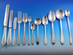 Reeded Edge by Tiffany Sterling Silver Flatware Set for 8 Service 101 pieces