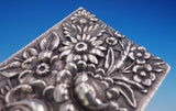 Repousse by Kirk Sterling Silver Matchbox Cover Large #24 2 1/4"x1 1/2" (#4120)