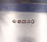 Asprey and Co English Estate Sterling Silver Gallery Tray Engraved Crest (#9015)