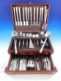 Delta by Christofle France Stainless Steel Flatware Service Set 112 pcs Acier