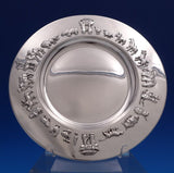 Gorham Sterling Silver Child's Plate w/Noah's Ark Animals Motif #A7346 (#1185)
