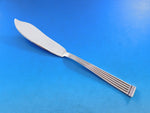 Rigato by Buccellati Italy Sterling Silver Fish Knife Flat Handle AS 8 1/4"