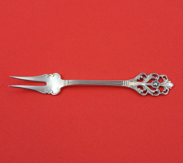 Viking Rose by Th. Marthinsen Norwegian Sterling Silver Lemon Fork 4 1/8"