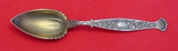 Hyperion by Whiting Sterling Silver Grapefruit Spoon Gold Washed 5 3/8" Vintage