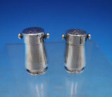 Mexican Sterling Silver Salt and Pepper Shaker Set 2pc Pierced #TO-59 (#6858-2)