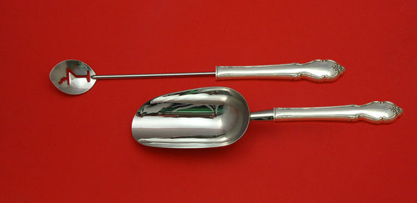 Breton Rose by International Sterling Silver Bar Set 2pc HHWS  Custom Made