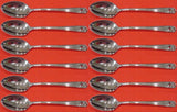 Spring Glory by International Sterling Silver Demitasse Spoon Set 12 pcs 4 1/8"