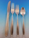 RSVP by Towle Sterling Silver Flatware Set Service 24 Pieces Matte Modern