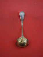 Rustic by Towle Sterling Silver Gravy Ladle Goldwashed 7 3/8"