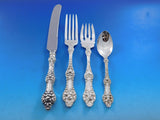 Old Orange Blossom by Alvin Gor Sterling Silver Flatware Set 12 Service 207 pcs