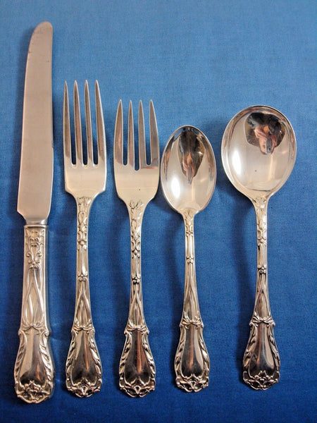 Quadrille by Kirk Sterling Silver Flatware Set for 8 Service 40 Pieces Stunning!