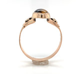 10k Yellow Gold Victorian Genuine Natural Tiger's Eye Quartz Ring (#J6351)