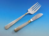 Ashmont Gold by Reed & Barton Sterling Silver Flatware Set for 12 56 pcs Dinner