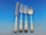 Lexington Jensen USA Sterling Silver Flatware Set Service 66 pieces Fiddle