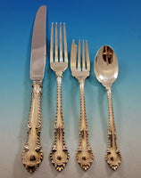 English Gadroon by Gorham Sterling Silver Flatware Set for 6 Service 24 pieces