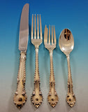 English Gadroon by Gorham Sterling Silver Flatware Set for 6 Service 24 pieces