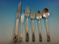 Spring Glory by International Sterling Silver Flatware Set For 8 Service 56 Pcs