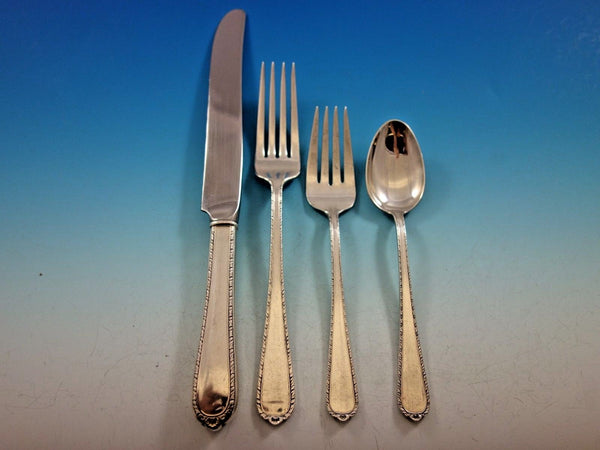 Pine Tree by International Sterling Silver Flatware Set for 8 Service 32 pieces