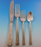 Chased Classic by Lunt Sterling Silver Regular Setting(s) 4pc Vintage