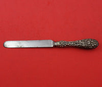 Rose by Stieff Sterling Silver Junior Knife Blunt HH with Plated Blade 7 1/4"